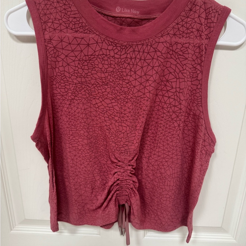 lululemon athletica Cinch Me Up Tank Top - Wine Color